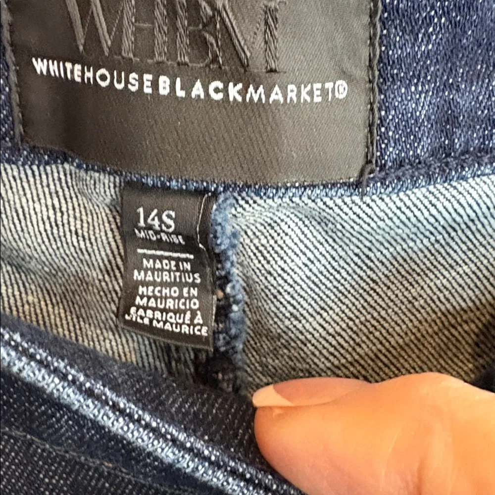 White House Black Market Dark Blue women Jeans - Picture 3 of 6